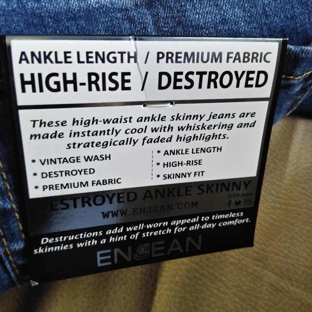 High rise jeans skinny size 3 kids girls